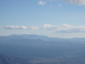 高峰高原からの富士山