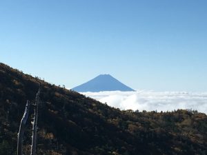 前国師岳手前からの富士山